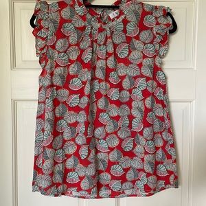 NWT THML floral blouse. Size M